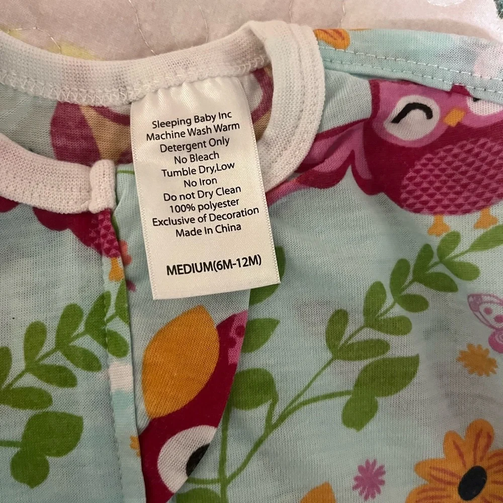 NWT- SleepingBaby Zipadee Zip Swaddle Transition Size M (6-12 Months) Pi…